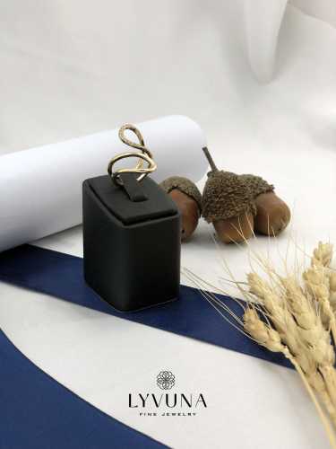 انگشتر طلایی عسل منحنی