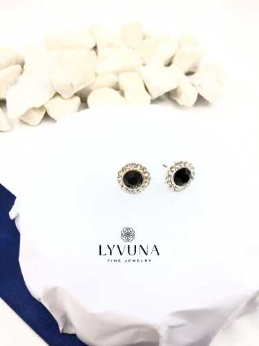 گوشواره نقره‌ای تک تاش