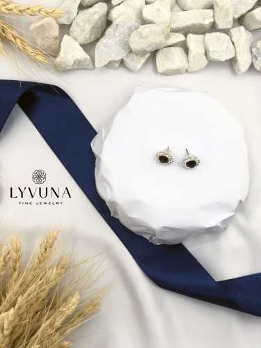 گوشواره نقره‌ای تک تاش