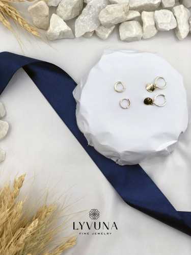 گوشواره نقره‌ ای ساده